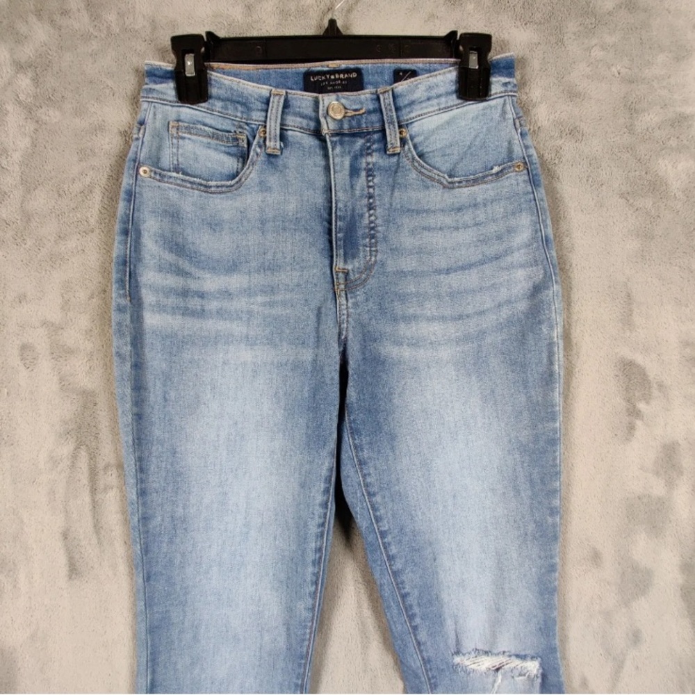 Lucky Brand Jeans. Women 4/27. Bridgette Skinny, High Rise, Denim Stretch Pants. - Picture 3 of 10